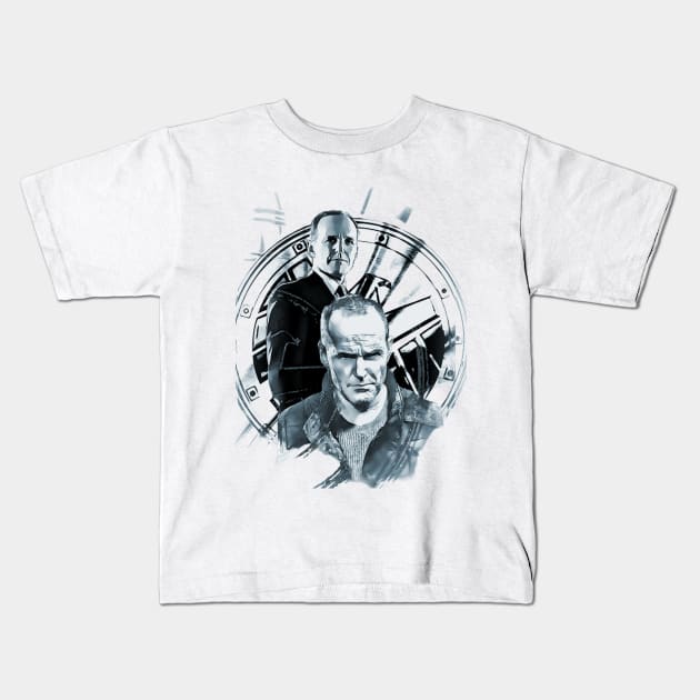 Coulson/Sarge Kids T-Shirt by Clark Gregg University